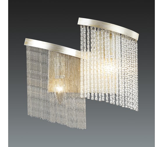 Бра ODEON LIGHT GRAZA металл, стекло, E14, 2х40W 4630/2W