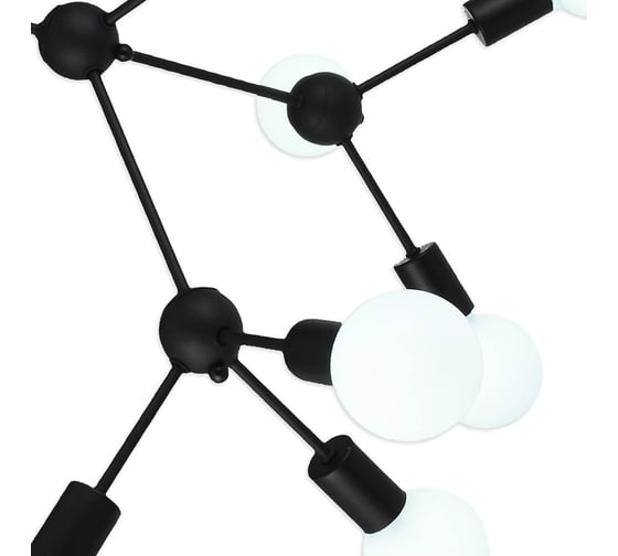 Люстра HIPER 9хЕ27х60Вт BLACK H094-9