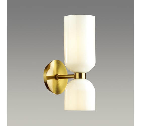 Бра с выключателем ODEON LIGHT ORINOCO стекло, E14, 2х60W 4798/2W
