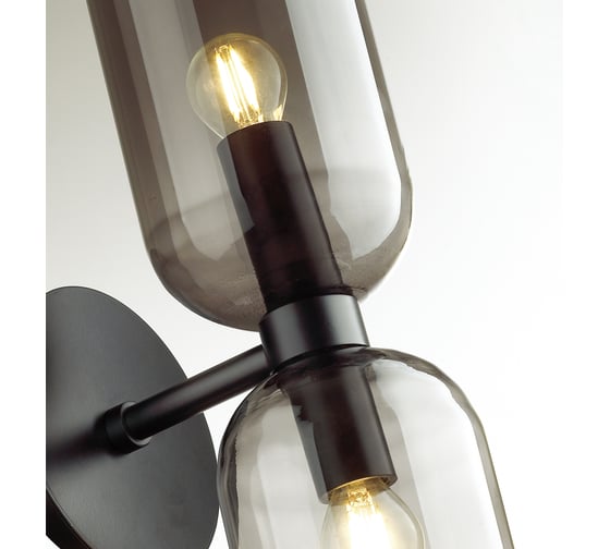 Бра с выключателем ODEON LIGHT ORINOCO стекло, E14, 2х60W 4804/2W