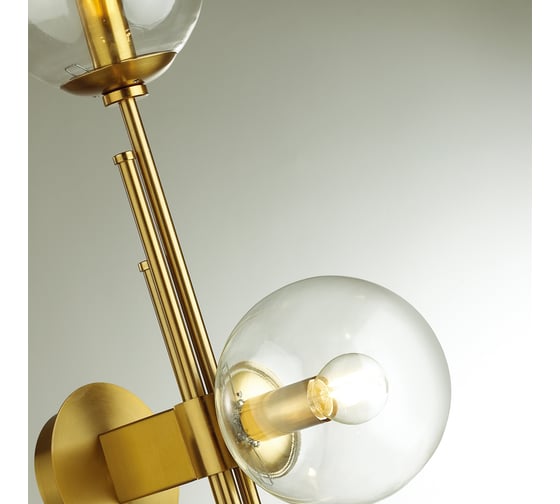 Бра с выключателем ODEON LIGHT BRAZERI стекло, E14, 3х60W 4799/3W