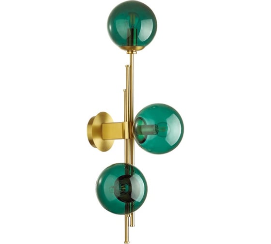 Бра с выключателем ODEON LIGHT BRAZERI стекло, E14, 3х60W 4800/3W