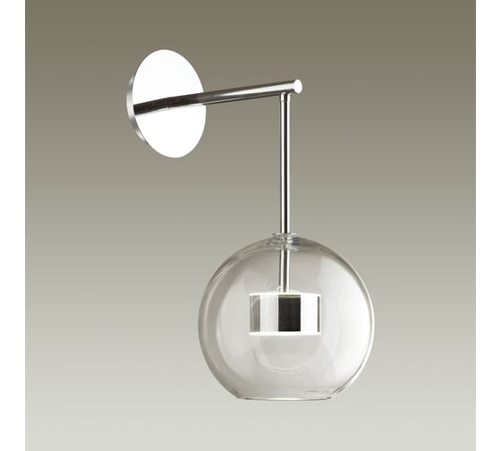 Бра с выключателем ODEON LIGHT BUBBLES стекло, LED, 12W 4802/12WL