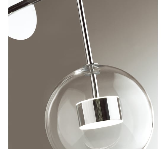 Бра с выключателем ODEON LIGHT BUBBLES стекло, LED, 12W 4802/12WL