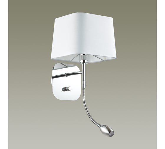 Бра с подсветкой ODEON LIGHT EDIS E14, LED, 1х40W, 3W 4114/2W