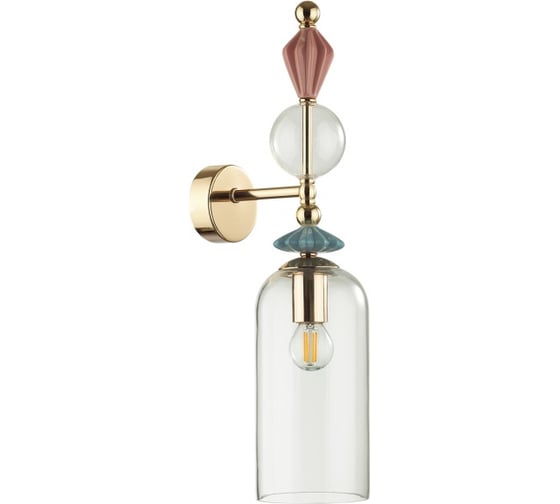 Бра ODEON LIGHT BIZET стекло, E14, 1х40W 4855/1WA