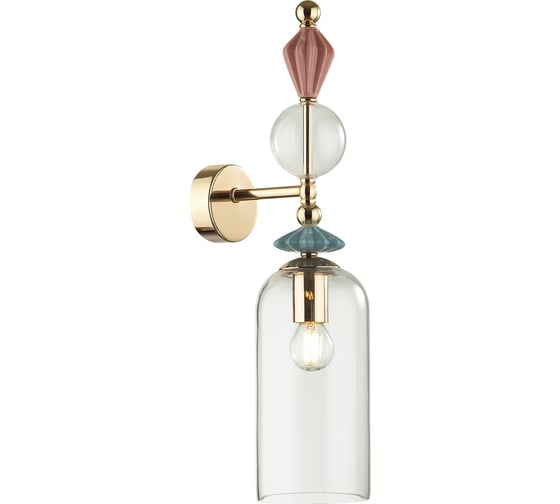 Бра ODEON LIGHT BIZET стекло, E14, 1х40W 4855/1WA