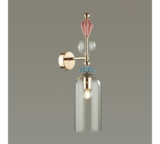 Бра ODEON LIGHT BIZET стекло, E14, 1х40W 4855/1WA