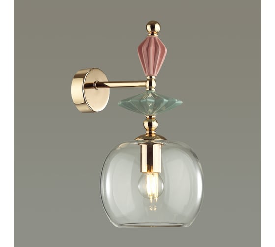 Бра ODEON LIGHT BIZET стекло, E14, 1х40W 4855/1WB