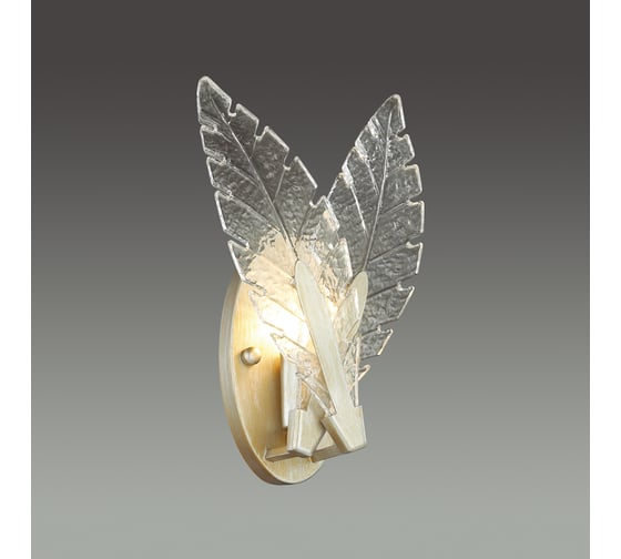 Бра ODEON LIGHT FLOWERI стекло, E14, 1х40W 4838/1W