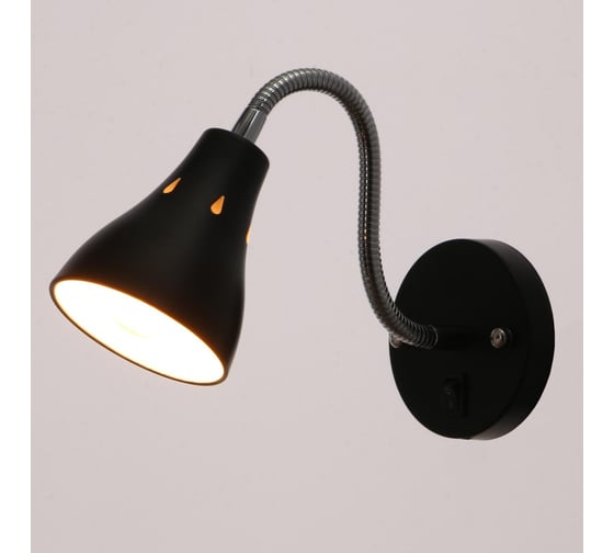 Спот BayerLux 87909/1, E27, 40Вт, черный, 9х36,5х10,5 см 4932796