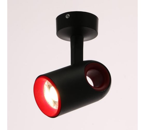 Спот BayerLux 87403/1, LED, 30Вт, 4000К, черный-красный, 15х8х18 см 5087618