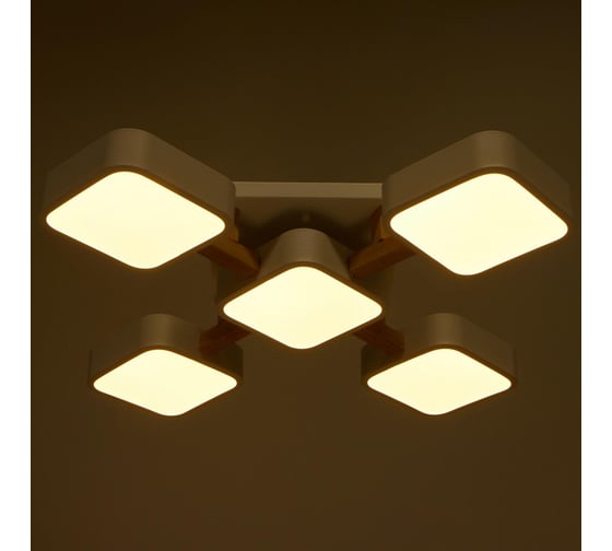 Светильник BayerLux 35448/5 LED 120Вт 3000-6000К белый 62х62х11,5 см 4941249