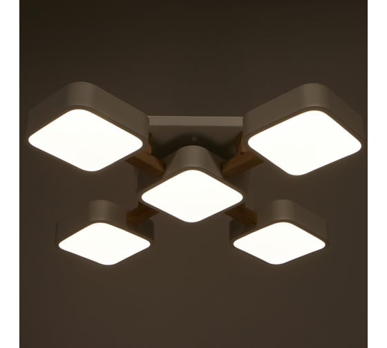 Светильник BayerLux 35448/5 LED 120Вт 3000-6000К белый 62х62х11,5 см 4941249