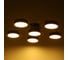 Светильник BayerLux 35442/6 LED, 144Вт, 3000-6000К, черный-золото, 65х65х12 см 4941243 4