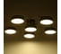 Светильник BayerLux 35442/6 LED, 144Вт, 3000-6000К, черный-золото, 65х65х12 см 4941243 5