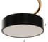 Светильник BayerLux 35442/6 LED, 144Вт, 3000-6000К, черный-золото, 65х65х12 см 4941243 6