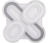 Светильник BayerLux с ПДУ 60618/1 LED 180Вт белый-серый 52х52х5,5 см 4901279