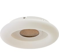 Светильник BayerLux с ПДУ 670501N LED 96Вт 3 режима 3000-6000К диммер белый-золото 50х50х10 см 4623877
