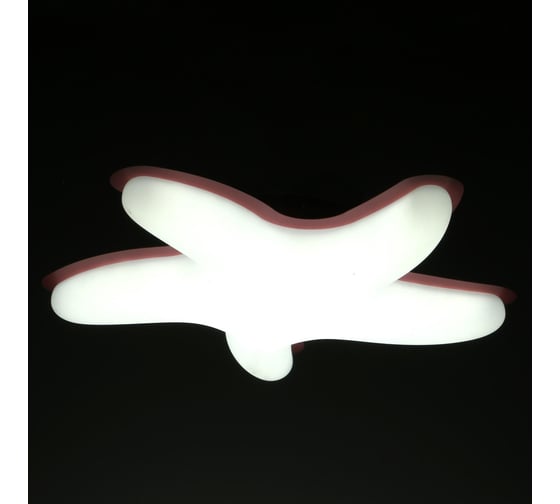 Светильник BayerLux с ПДУ 70536/1 LED 100Вт диммер 3000-6000К розовый 53х53х9,5 см 4941266