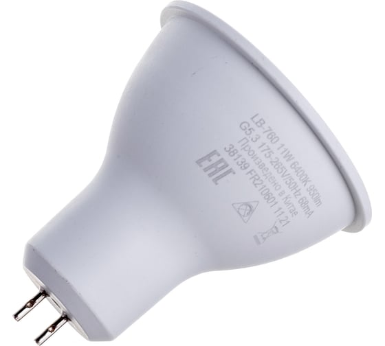 Светодиодная рефлекторная лампа FERON LB-760, MR16 11W 230V G5.3 6400К, 950Lm 38139
