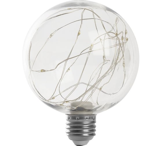Светодиодная лампа FERON LB-382, G95, 3W 175-265V E27 RGB, 250Lm, угол рассеивания 220 41678