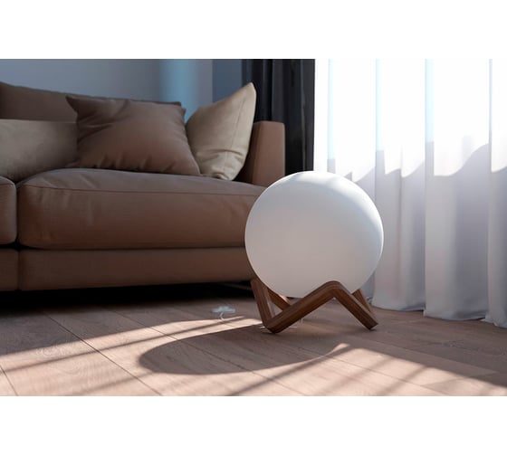 Светильник на деревянной подставке m3light Zig Zag 50см E27 IP40 3000K 10722011