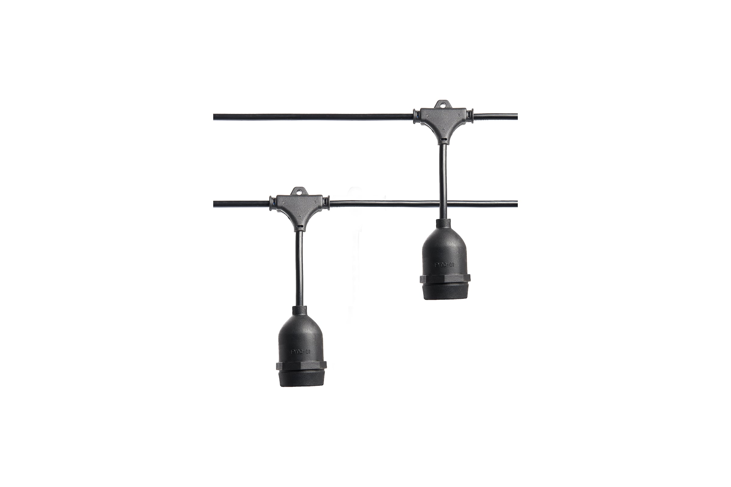 УличнаягирляндаFERONCL50-13-1,Евробелт-лайтнаподвесах,230В,черный,IP65,13м41826