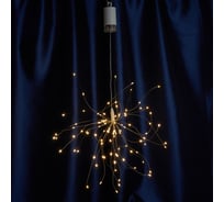 Линейная гирлянда FERON CL595, от батареек, 100 LED, 2700 К, белый теплый, статичная, IP20 41654