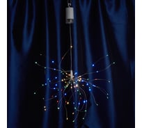 Линейная гирлянда FERON CL595, от батареек, 100 LED, мультиколор, статичная, IP20 41656