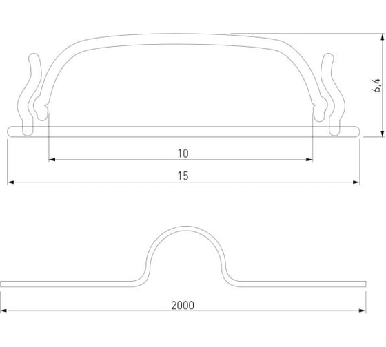 Гибкий профиль Elektrostandard LL-2-ALP012 алюминиевый, черный/черный для LED ленты (под ленту до 10mm) a053629