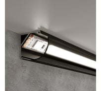 Угловой профиль для LED ленты (под ленту до 10mm) Elektrostandard LL-2-ALP008 алюминиевый, черный/черный a053626