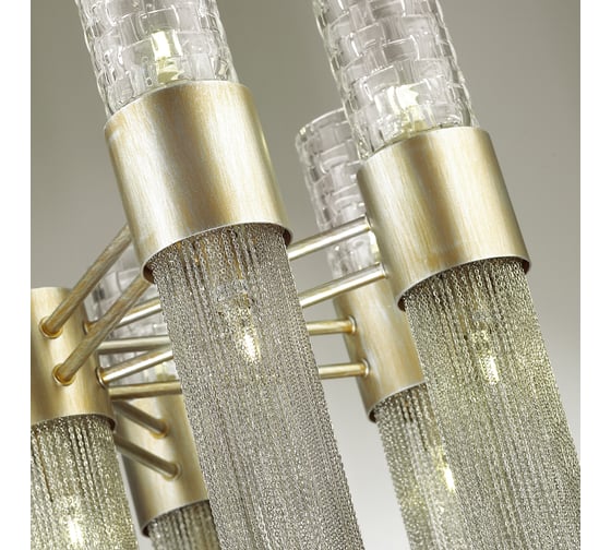 Люстра ODEON LIGHT PERLA металл, G9, 17х5W 4631/17