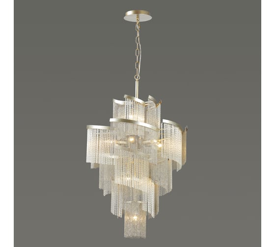 Люстра ODEON LIGHT GRAZA металл, стекло, E14, 11х40W 4630/11