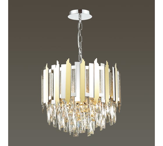 Люстра ODEON LIGHT RUNA металл, стекло, E14, 5х40W 4635/5
