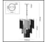 Люстра ODEON LIGHT GRAZA металл, стекло, E14, 7х40W 4630/7 4