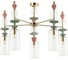 Потолочная люстра ODEON LIGHT BIZET стекло, E14, 5х40W 4855/5C 1