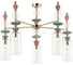 Потолочная люстра ODEON LIGHT BIZET стекло, E14, 5х40W 4855/5C 2
