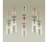 Потолочная люстра ODEON LIGHT BIZET стекло, E14, 5х40W 4855/5C 3