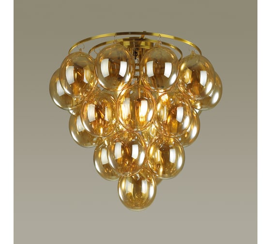Потолочная люстра ODEON LIGHT GRAPE стекло, E14, 6х40W 4812/6C
