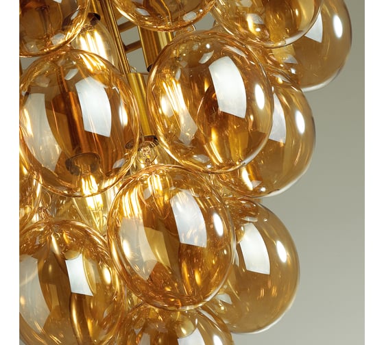 Потолочная люстра ODEON LIGHT GRAPE стекло, E14, 6х40W 4812/6C