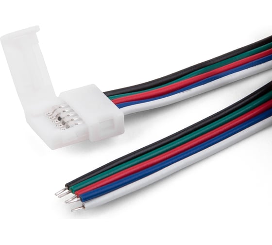 Коннектор Elektrostandard для лент 5050+5050, 24V, 60Led, 14.4W, IP20 RGBW гибкий односторонний (10pkt) a053705