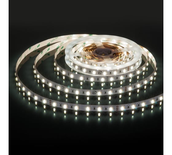 Светодиодная лента Elektrostandard 5050, 24V, 60Led, 10W, IP20, MIX 3300/6500, теплый белый/холодный белый a053674