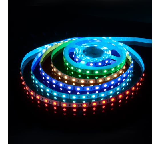 Светодиодная лента Elektrostandard SLS 01 RGB, IP 20 5m 5050 12V 60Led 14,4W IP20 RGB мульти a049845