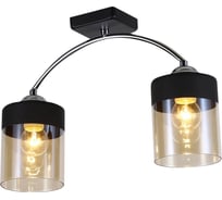 Люстра HIPER 2хЕ27х60Вт BLACK/CHROME H111-2