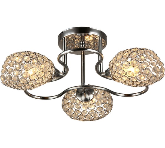 Люстра HIPER 3хЕ27х60Вт CHROME H100-3 1