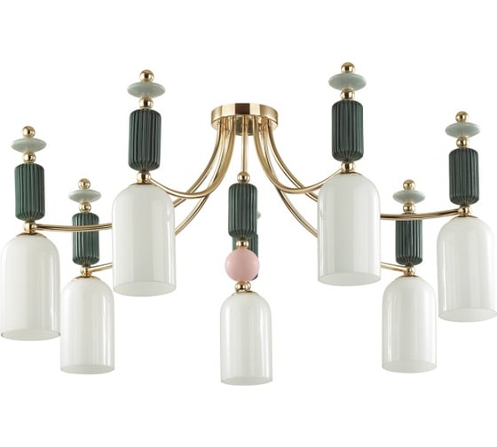 Потолочная люстра ODEON LIGHT CANDY стекло, E14, 7х40W 4861/7C 1