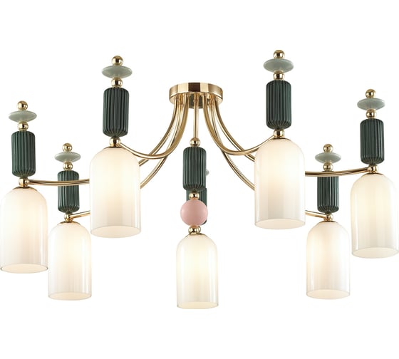 Потолочная люстра ODEON LIGHT CANDY стекло, E14, 7х40W 4861/7C