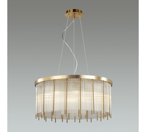 Люстра ODEON LIGHT YORK стекло, E14, 10х40W 4788/10