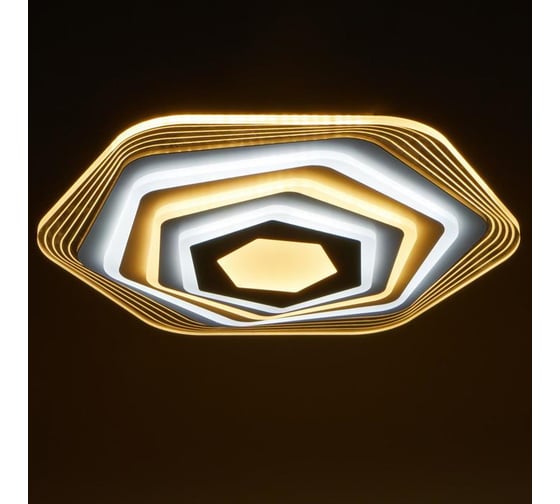 Люстра BayerLux с ПДУ 10001/1 LED 140Вт 3000-6000К диммер 50х50 см 5169331